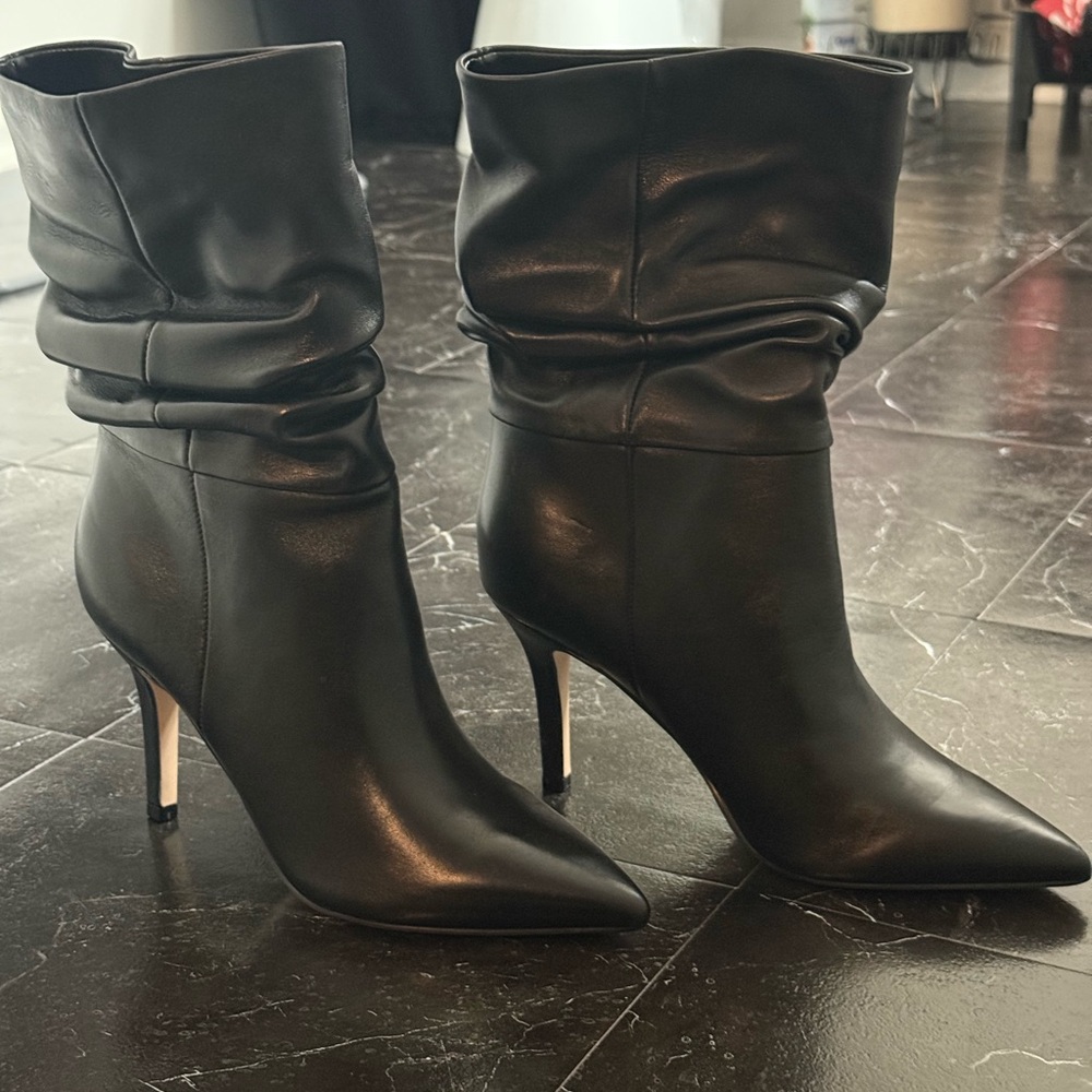 Nine West Black Heeled Boots